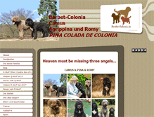 Tablet Screenshot of barbet-colonia.de